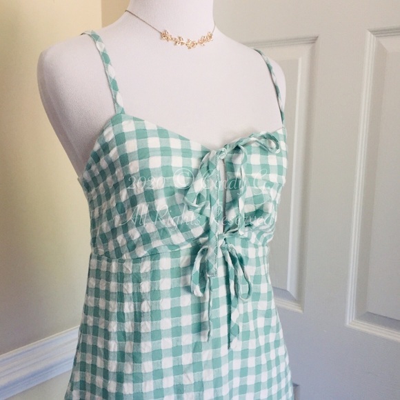 ✨NEW MINKPINK Sage Gingham Dress - Picture 4 of 8